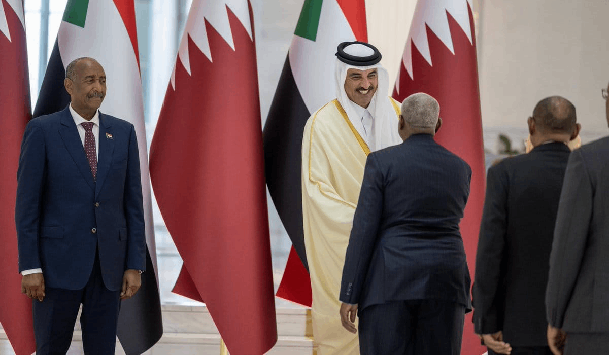 HH the Amir, Chairman of the Transitional Sovereignty Council of Sudan Hold Official Talks Session